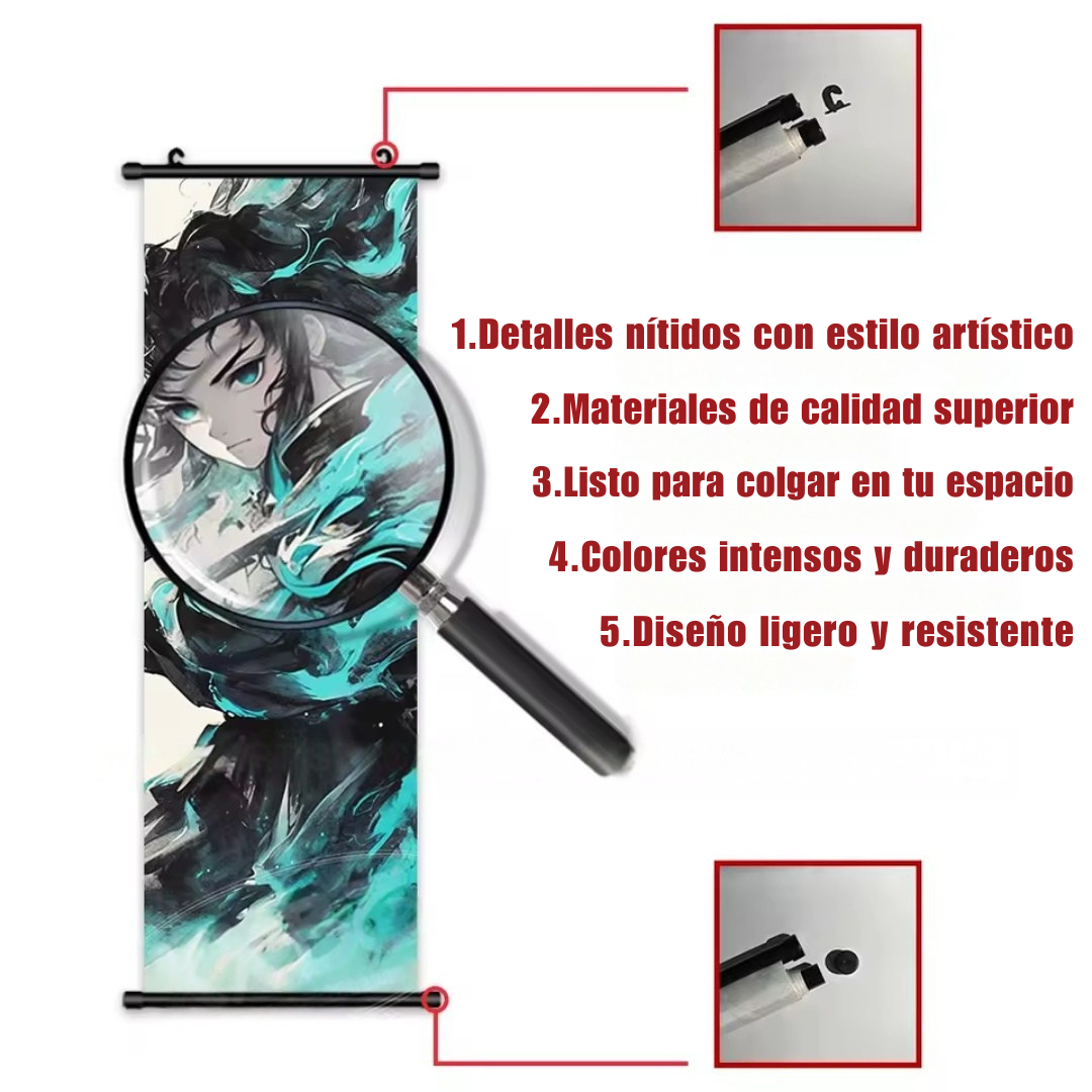 Lienzo Artístico Estilo Japonés